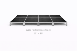 Wide Performance Stage - 12' height