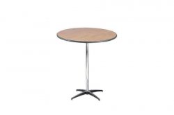 Bar Height Wood Cocktail Table