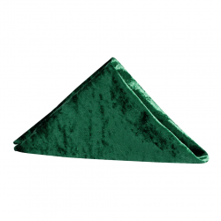 Green, Emerald Velvet Napkin