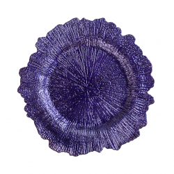 Purple Reef Charger Plate