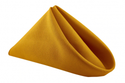 Yellow, Mustard Polyester Napkin