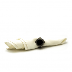 *Black Napkin Ring