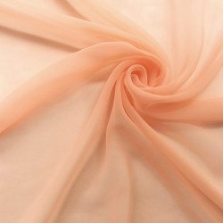 Peach Chiffon Drape