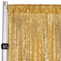 Gold Sequin Drape, 5 x 12