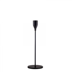 Long Stemmed Black Taper Holder, Small