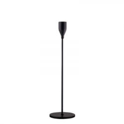 Long Stemmed Black Taper Holder, Large