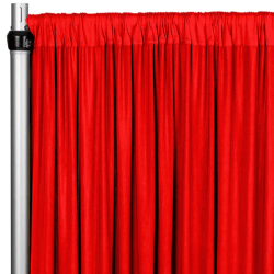 Red Stretch Drape, 5' x 16'