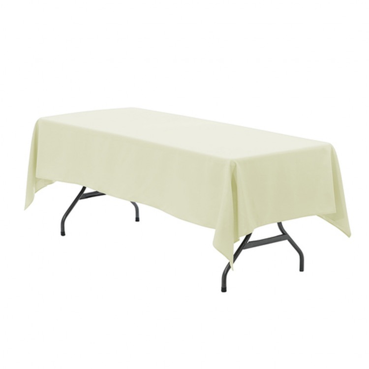 Ivory, Polyester 53 x 114 Rectangle