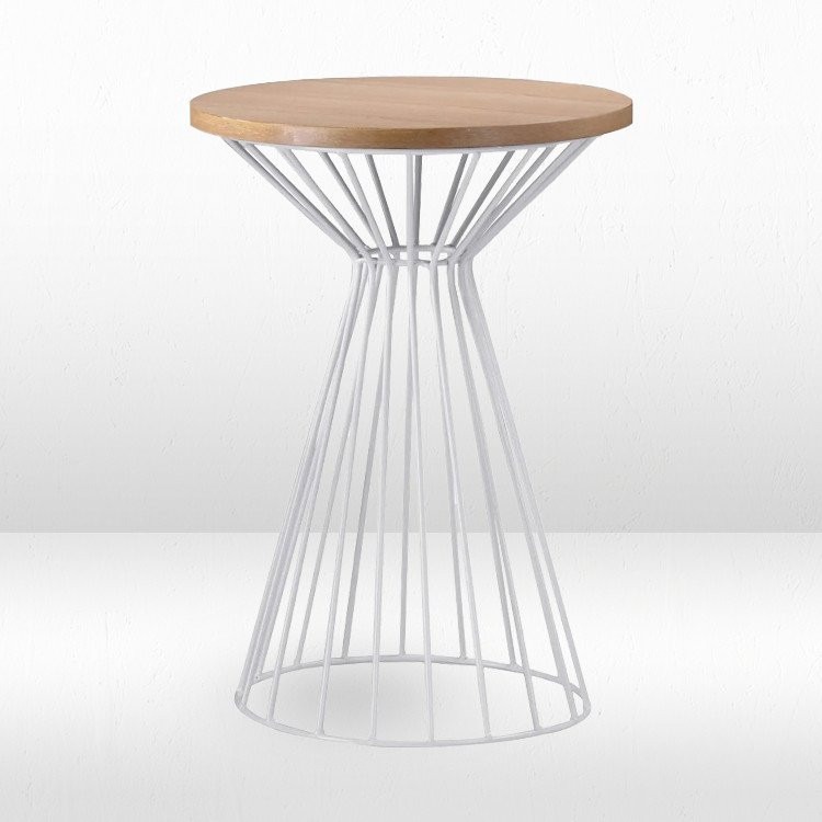 Cocktail Table - White Wire