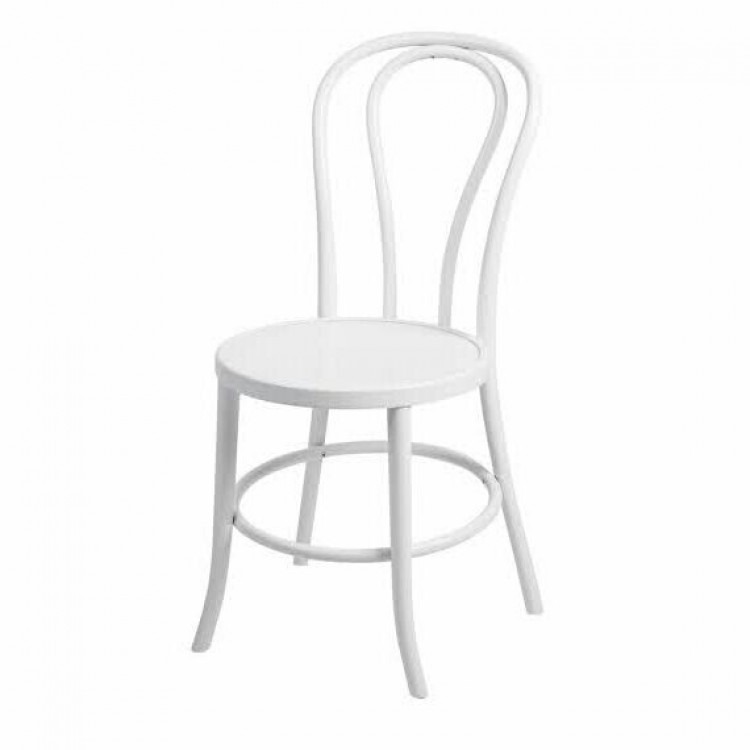 White Beechwood Bentwood Chair