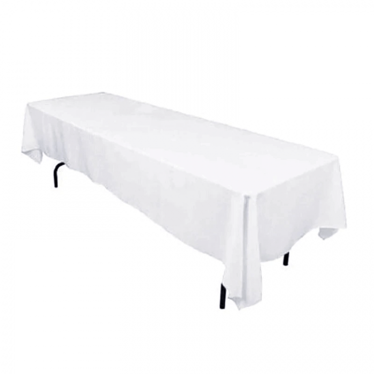 White, Polyester 53 x 114 Rectangle