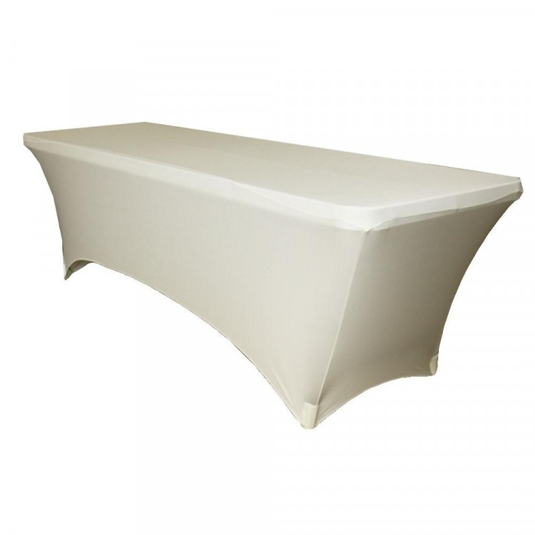 Ivory, Spandex Tablecloth
