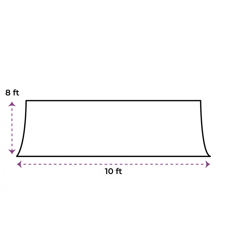 Marquee 10' Side Solid Wall
