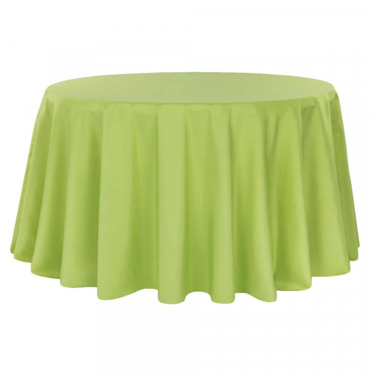 Green, Apple Taffeta Floor Length Round Tablecloths Green, Apple Taffeta Floor Length Round Tablecloths