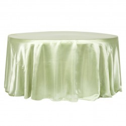 Green, Sage Taffeta Floor Length Round