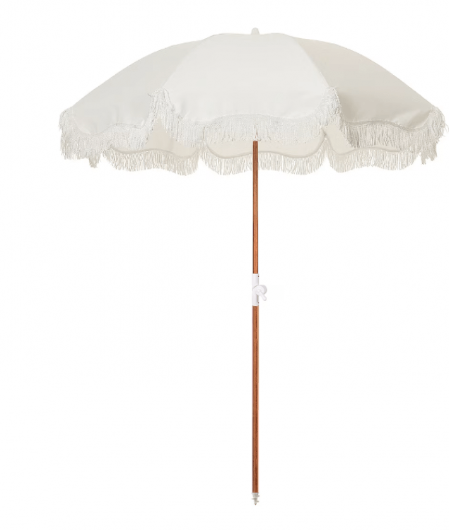 Antique White Parasol