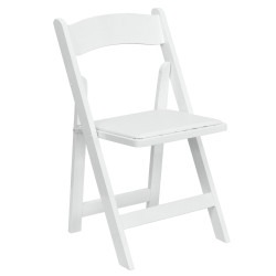 White Padded Chair