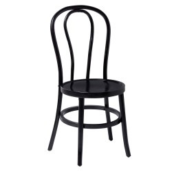 Black Bentwood Chair