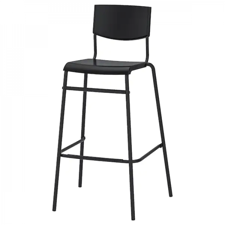 Black Bar Stool