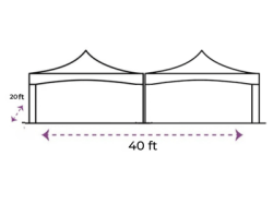 20x40 Marquee Tent