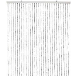 Silver Beaded Curtain