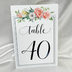 *Paper Bouquet Table Numbers