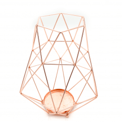 Rose Gold Geo Vase