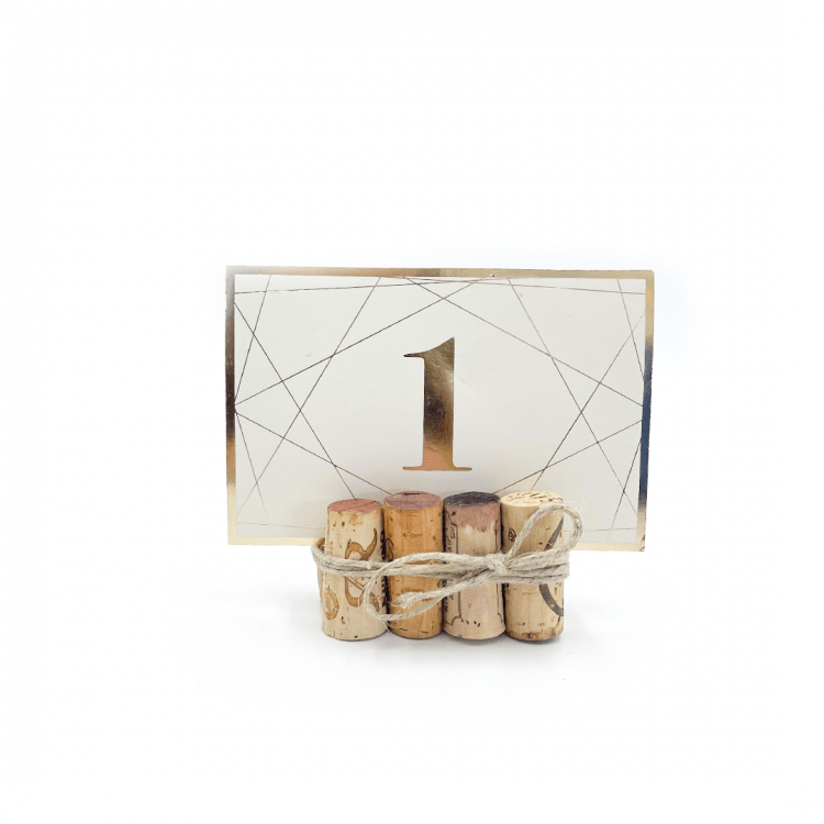 *Wine Corks Table Number Holder