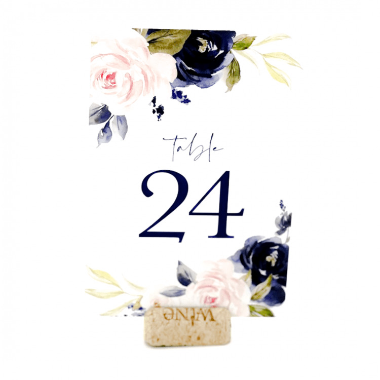*Single Cork Table Number Holder