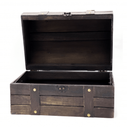 *Black Chest Card Box