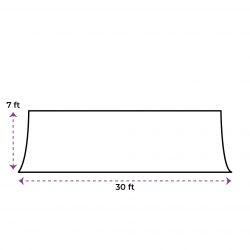 30' Solid Tent Wall