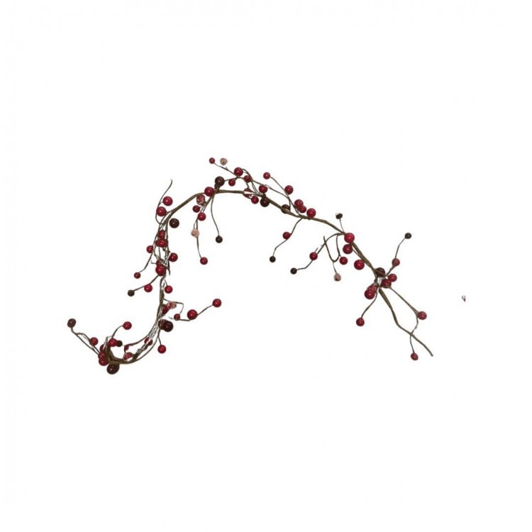3' Cranberry Twig Garland