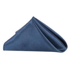 Blue, Navy Satin Napkin